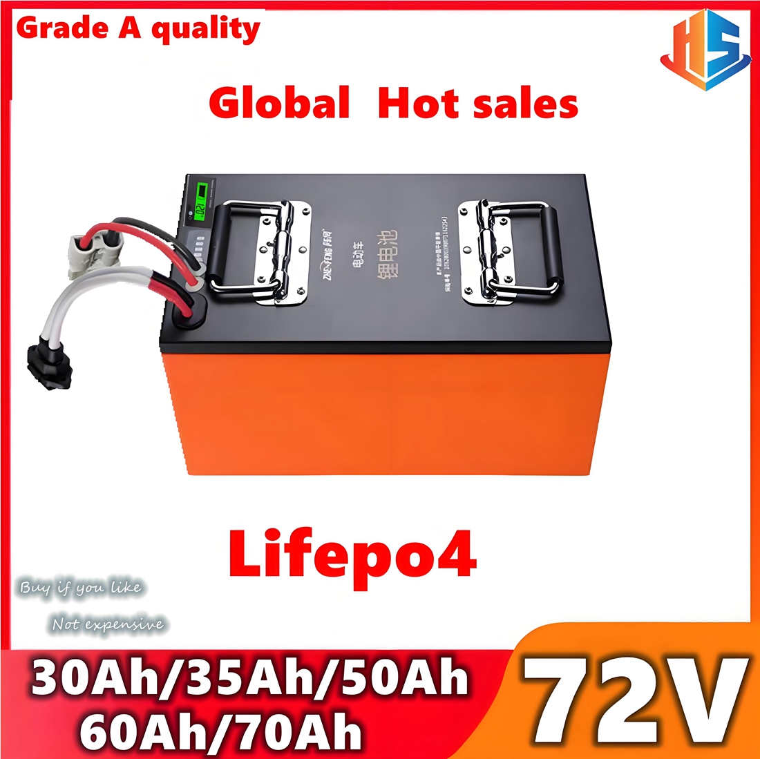 72V 60Ah Lifepo4 Battery Pack - Baterai Lifepo4 72V 50Ah 60AH 35AH