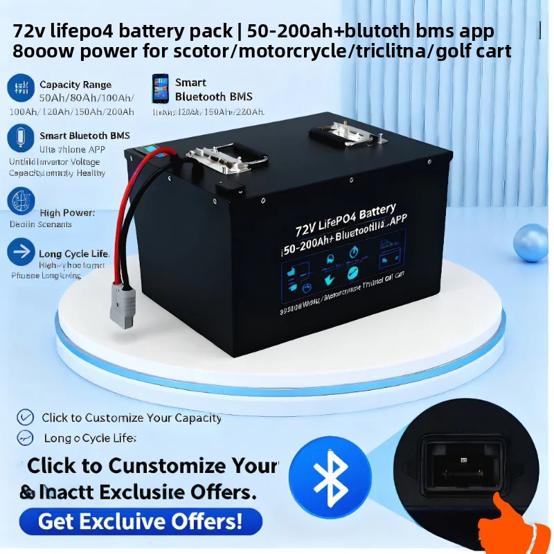 72V 60Ah Lifepo4 Battery Pack - Paket Baterai LiFePO4 72V 50Ah-200Ah |