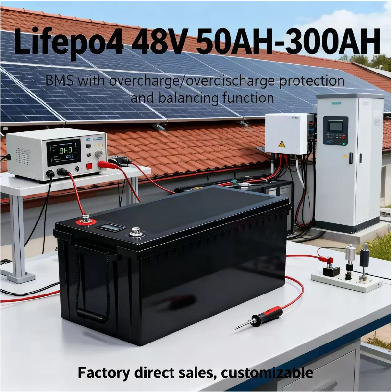 72V 60Ah Lifepo4 Battery Pack - Paket Baterai LiFePO4 48V 50/100/150/200/300Ah -