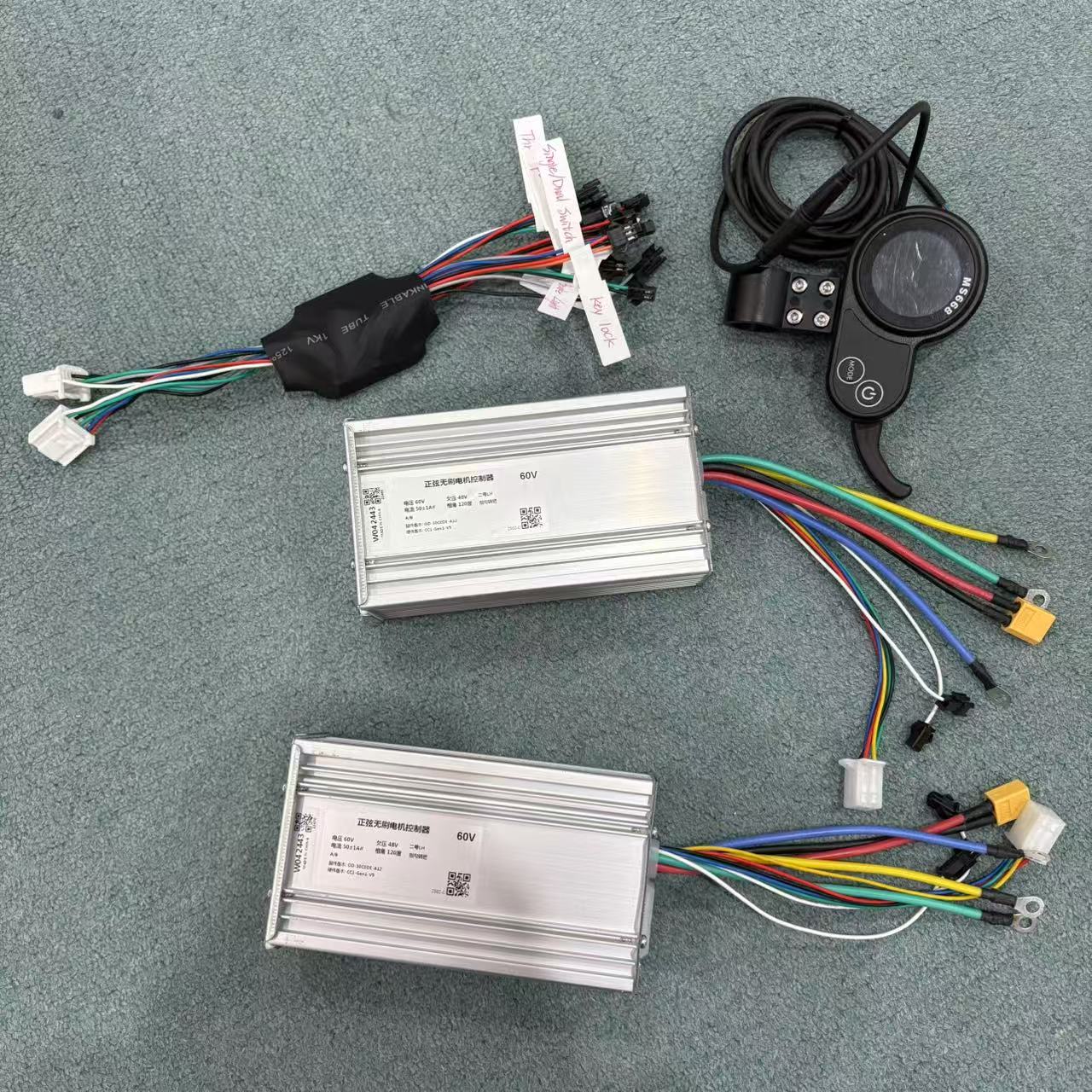 Skuter Listrik Berkualitas Tin - 60V 5600W Dual Motor Electric Scooter ulasan dan harga
