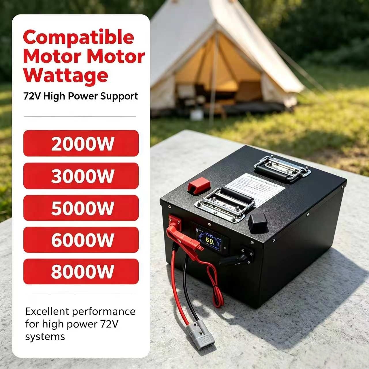 Paket baterai isi ulang lithiu - 72V 60Ah Lifepo4 Battery Pack ulasan dan harga